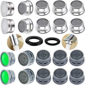 -uc 445014968954 20 Sets Of Faucet Aerators With Gaskets 2.2 Gpm Plug-in Restrictor Replacement P
