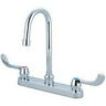 0122-gsaels Central Brass Blade Swivel Kitchen Faucet Polished Chrome 763439010834