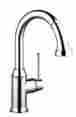 04216800 Hansgrohe Talis C Prep One Handle Deck Mounted Kitchen Faucet With Pull Down 2 Spray