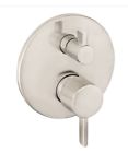 044447820 04447820 Hansgrohe Pressure Balance Trim Diverter Brushed Nickel
