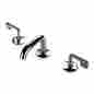 07-17156-26560 Waterworks 25 Low Profile Deck Mounted Bathroom Faucet Brushed Nickel