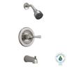 B114900c-ss 1000017557 Delta Foundations Tub And Shower Faucet Brushed Nickel 034449877701