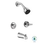 1002910927 Glacier Bay Aragon Handle Chrome Finish Tub And Shower Set
