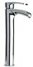 10205wfs 10205 Wfs Jewel Faucets Chrome Loop Handle Tall Vessel Sink Waterfall