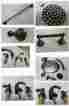 1132ll-tm56 Monarch Santec Bathroom Roman Tub Shower Sink Faucet Lot Victorian Bronze
