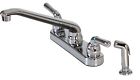 12-1842 Hardware House Kitchen Faucet With Spray Chrome 802062121842