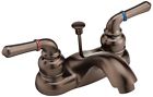 12-2269 Hardware House Handle Bathroom Faucet Classic Bronze
