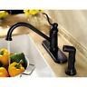1230tb Laguna Brass Portland Standard Kitchen Faucet With Side 038877607855