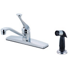 125802 Hardware House Kitchen Faucet With Spray Chrome 802062125802