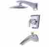 127960t-h73-bn Pioneer Faucets Caesar Collection Tub