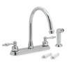 12u344 Trident Gooseneck Chrome Brass 190735717899