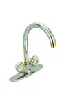 13152 The Renovators Supply Kitchen Faucet Chrome Stetson Single 096962345167