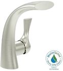 15710429 Ultra Faucets Bathroom Faucet Single Hole High Arc Handle Brushed