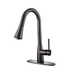 163187 Hardware House Single Handle Gooseneck Faucet Classic Bronze 802062163187