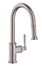 16581 Axor Montreux Single Handle Spray Kitchen Faucet With Toggle Spr