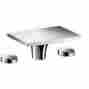 18015001 Axor Massaud Two Handle Widespread Lav Faucet Chrome