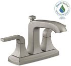 1806753 Bathroom Faucet Centerset Brushed Nickel Ceramic Disc Valves 691171806753
