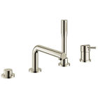 19576en1 Grohe 19 576 Brushed Nickel Concetto New Roman Tub Filler With Hand Shower