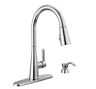 19826z-spsd-dst Delta Greydon Sprayer Kitchen Faucet Soap Stainless Steel 034449979764