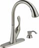 19922z-sssd-dst Delta Ashton Pull Down Kitchen Faucet With Dispenser Stainless Nib