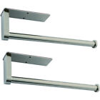 Jj-dj-mt301 2 Pack Paper Towel Holder Wall Mount Black Under Cabinet