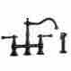 18244zb0 20158zb0 Bridgeford Grohe Kitchen Faucet Bronze Side Spray W Lever Handles 4005176840838