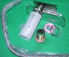 2020n Aquafaucet Waterfall Bathroom Sink Faucet Brushed Nickel Glass Spout