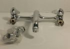 210100 Pioneer Adjustable Chrome Combination Wall Faucet Set Industries