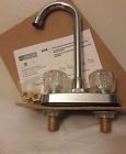 2178lf Delta Classic Two Handle Knob Faucet Chrome New