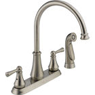 21902lf-ss Delta Lewiston Stainless Deck Mount Kitchen Faucet