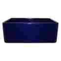 Whflpln2418-sblu 24x18x10 Whitehaus Collection Reversible Apron Front Fireclay Single Bowl Kitchen Sink In Sapphire 848130007632