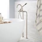 913704-37 286369 Signature Hardware Sebastian Floor Mounted Tub Filler Faucet With