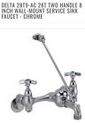 28t9-ac 28t9 Delta Commercial Two Handle Wall Mount Service Mop Sink Faucet