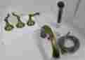 3-1027 06 Amisa Newport Brass Antique Triple Handle Roman Tub Faucet