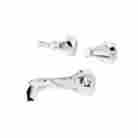 3-1205 26 Newport Brass Metropole Polished Chrome Wall Mount Roman Tub Faucet Tr 760724233848