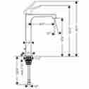 34010821 Axor Citterio Single Handle Hole Standard Bathroom Faucet 4011097590813