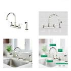 352811bn Purelux Two Handle Kitchen Faucet With Sprayer Brushed 603827003010