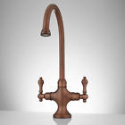 400855 Signature Hardware Isabel Single Hole Gooseneck