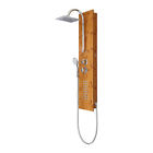 406254 Signature Hardware Bergstrom Thermostatic Bamboo Shower Panel With Hand And