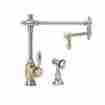 4100-18-1-ew 4100-18-1 Towson Waterstone Kitchen Faucet 18 Articulated Spout Suite Euro-white