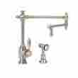 4100-18-1-sg Towson Waterstone Kitchen Faucet 18 Articulated Spout Suite Satin Gold