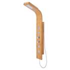 413238 Signature Hardware Kucera Thermostatic Bamboo Shower Panel With Hand