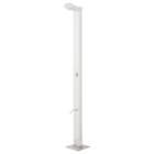 420060 Signature Hardware Sidnaw Freestanding Stainless Steel Outdoor Shower Panel With