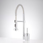 421532 Signature Hardware Trevino Kitchen Faucet With Pull Down Spring Spout