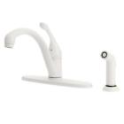 440-wh-dst Delta Collins Standard Sprayer Kitchen Faucet White 034449597715
