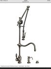 4400-ab Waterstone Kitchen Faucet W-pre-rinse