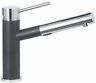 441484 Blanco Chrome Anthracite Alta Pullout Spray Kitchen Faucet 747943031226