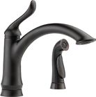 4453-rb-dst Delta Faucet Single Handle Kitchen With Matching Side 034449603010