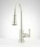 448172 Signature Hardware Kitchen Faucet Amberley Stainless Steel 781889372197