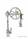 5100-pn Waterstone Wheel Pull Down Kitchen Faucet Polished Nickel